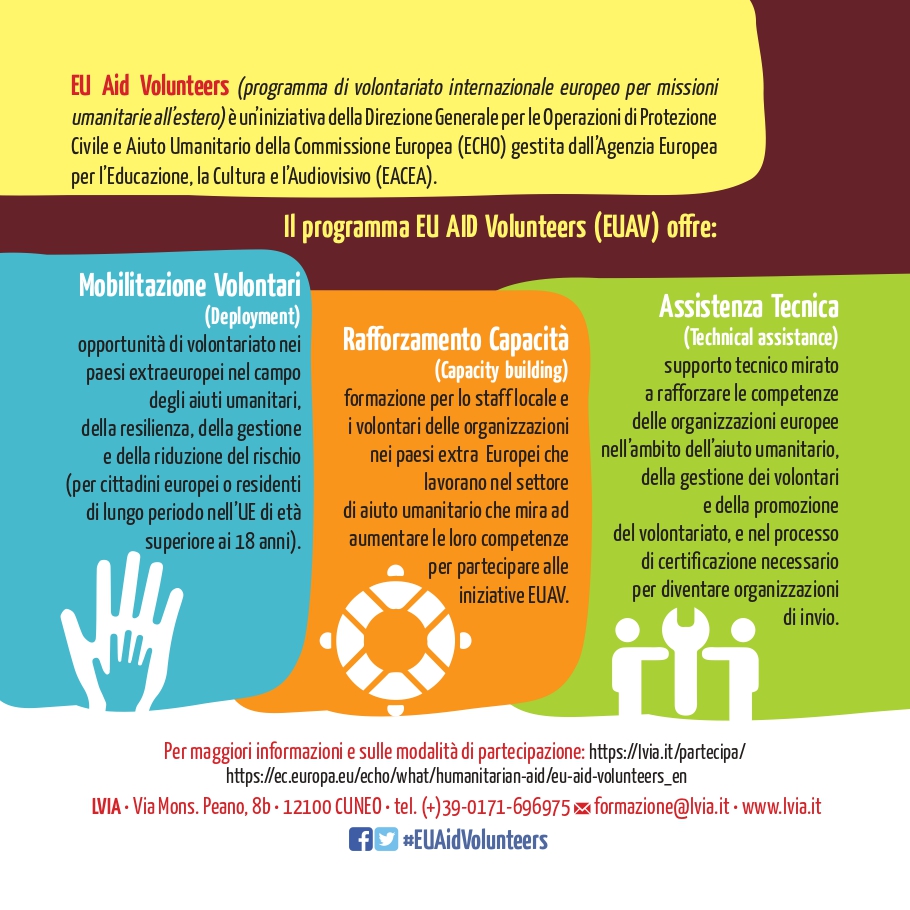 Volontariato Internazionale Europeo EU AID VOLUNTEERS - LVIA